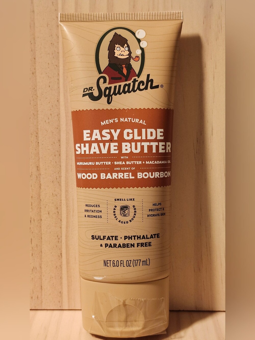 Dr Squatch Easy Glide Shave Butter - Wood Barrel Bourbon
